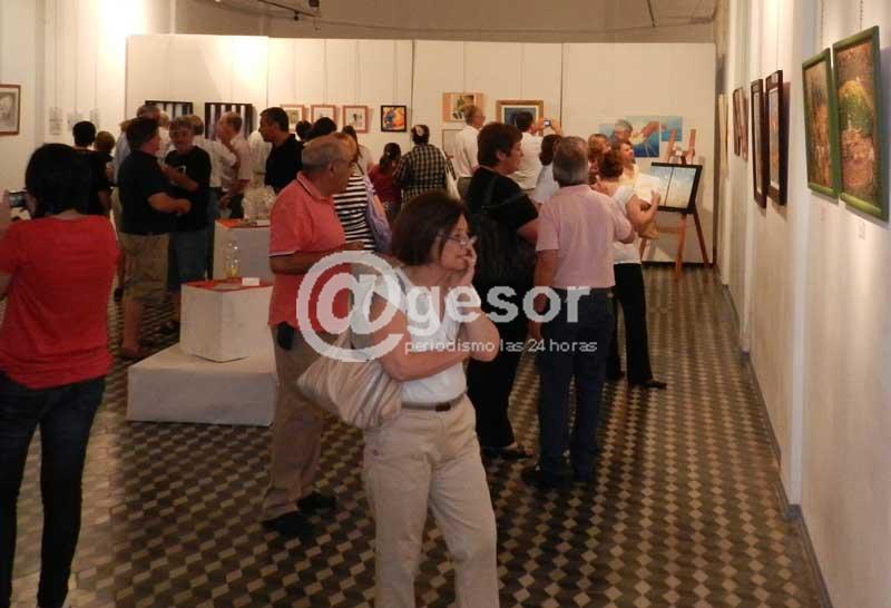 Se inauguró la muestra anual de la Asociación de Artistas Plásticos de Soriano en Casa de la Cultura